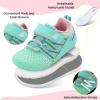 imageBARERUN Baby Sneakers Toddler Shoes Soft AntiSlip Sole Newborn First Walkers Infant Toddler Breathable Athletic Running ShoesGreen