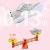imageBARERUN Baby Sneakers Toddler Shoes Soft AntiSlip Sole Newborn First Walkers Infant Toddler Breathable Athletic Running ShoesLight Grey