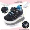 imageBARERUN Baby Sneakers Toddler Shoes Soft AntiSlip Sole Newborn First Walkers Infant Toddler Breathable Athletic Running ShoesNavy