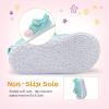 imageBARERUN Baby Sneakers Toddler Shoes Soft AntiSlip Sole Newborn First Walkers Infant Toddler Breathable Athletic Running ShoesPink Green