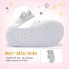 imageBARERUN Baby Sneakers Toddler Shoes Soft AntiSlip Sole Newborn First Walkers Infant Toddler Breathable Athletic Running ShoesWhite