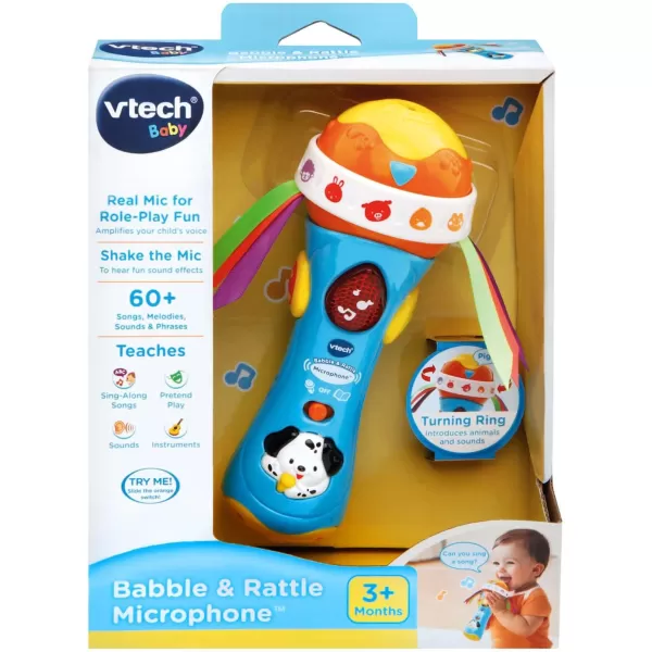 VTech Baby Babble and Rattle Microphone Amazon Exclusive, Pink