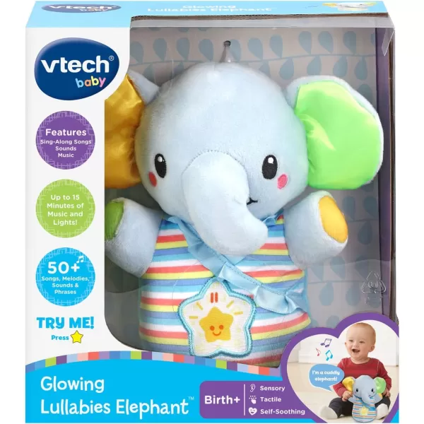 VTech Baby Glowing Lullabies Elephant, Blue