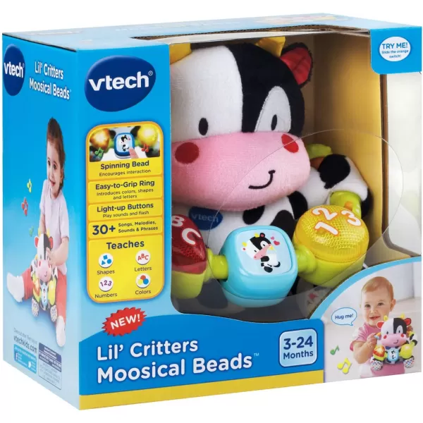 VTech Baby Lil' Critters Moosical Beads Amazon Exclusive, Purple Small, 80-166010