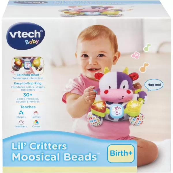 VTech Baby Lil' Critters Moosical Beads Amazon Exclusive, Purple Small, 80-166010