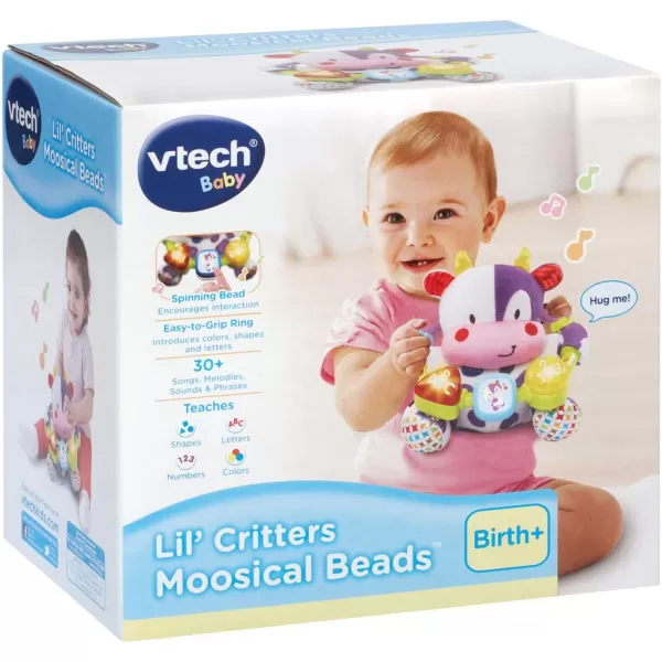 VTech Baby Lil' Critters Moosical Beads Amazon Exclusive, Purple Small, 80-166010
