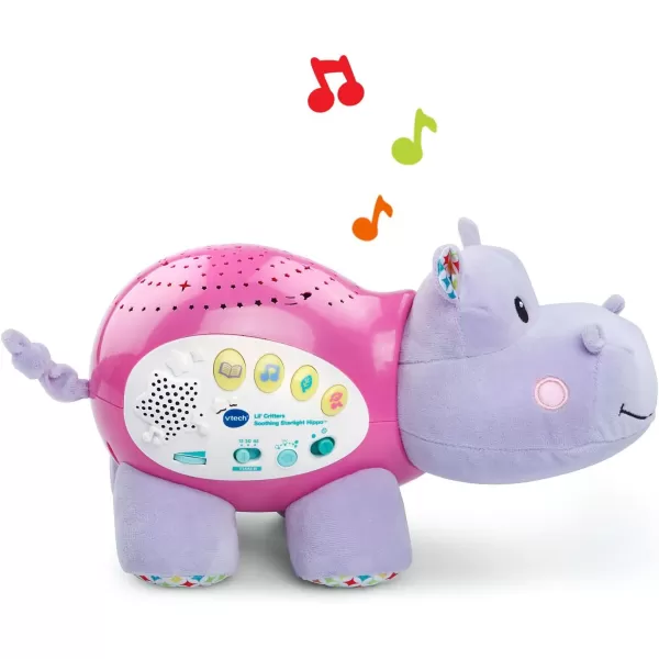 VTech Baby Lil' Critters Soothing Starlight Hippo, Pink  Small