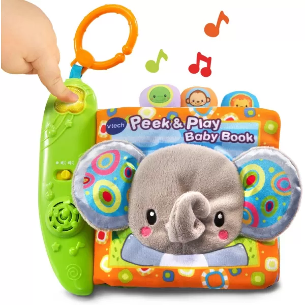 VTech Baby Peek and Play Baby Book Amazon Exclusive, Purple