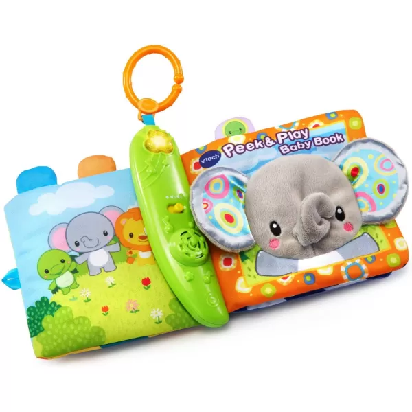 VTech Baby Peek and Play Baby Book Amazon Exclusive, Purple