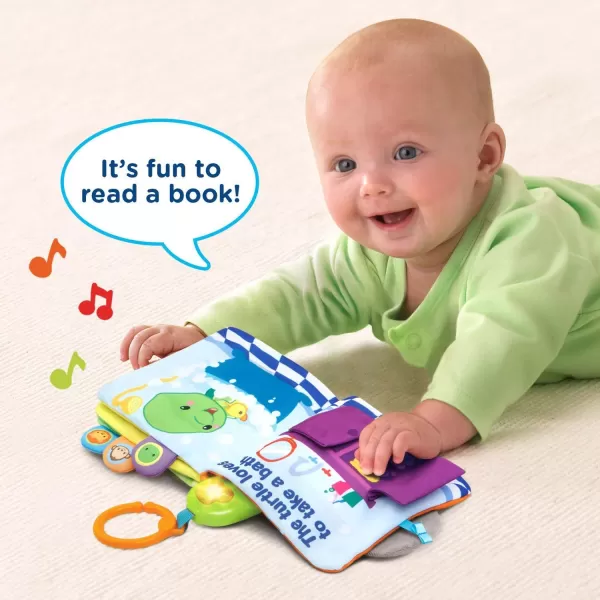 VTech Baby Peek and Play Baby Book Amazon Exclusive, Purple