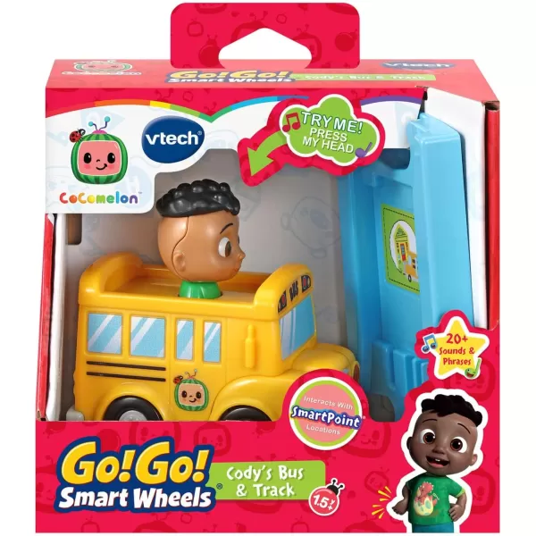 VTech CoComelon Go! Go! Smart Wheels Cody’s Bus and Track