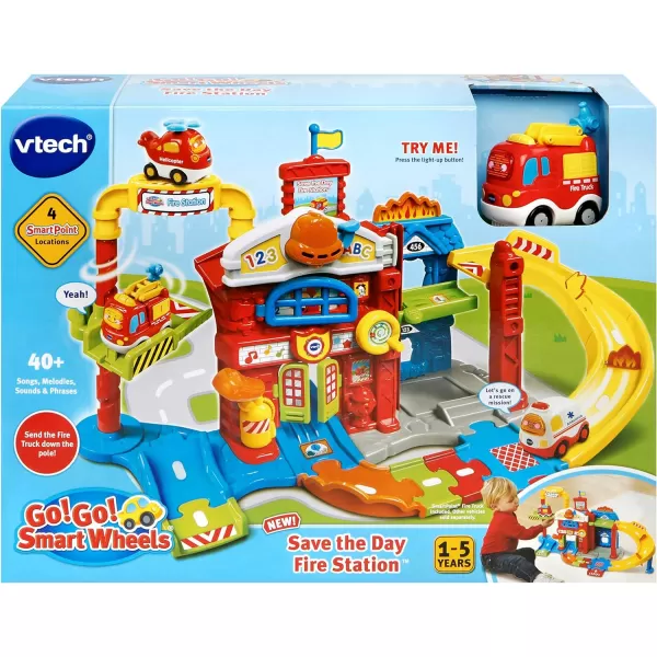VTech Go! Go! Smart Wheels Save the Day Fire Station