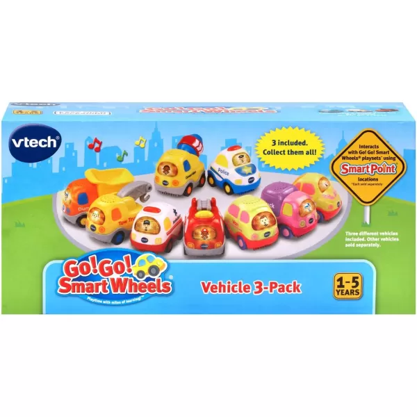 VTech Go! Go! Smart Wheels Starter Pack 3-Pack