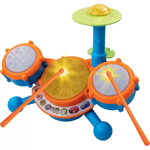 VTech KidiBeats Kids Drum Set, Orange