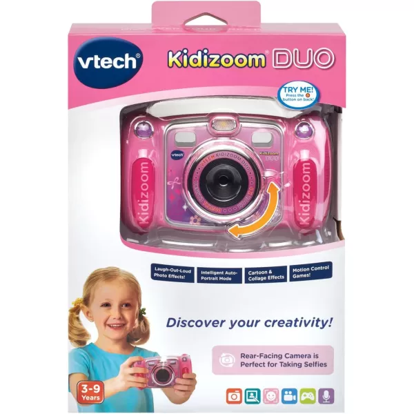 VTech Kidizoom Duo Selfie Camera, Amazon Exclusive, Pink