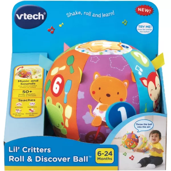 VTech Lil' Critters Roll &amp; Discover Ball,Multicolor