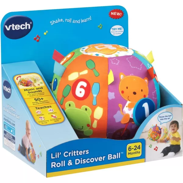 VTech Lil' Critters Roll &amp; Discover Ball,Multicolor