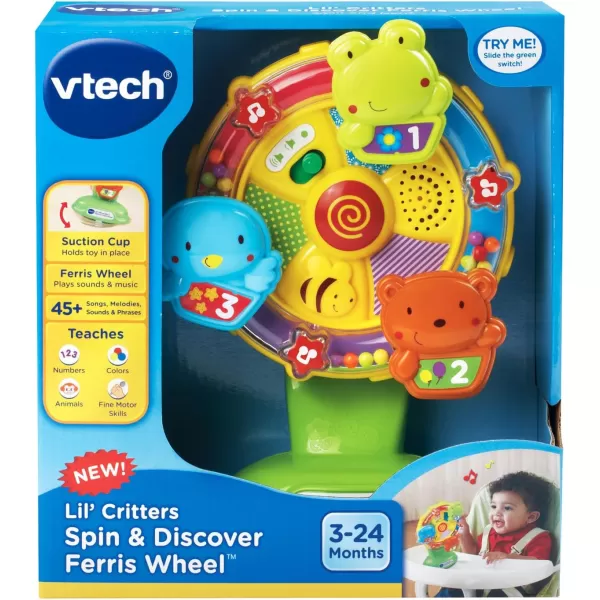 VTech Lil' Critters Spin and Discover Ferris Wheels, Pink 