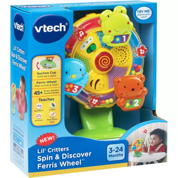 VTech Lil' Critters Spin and Discover Ferris Wheels, Pink 