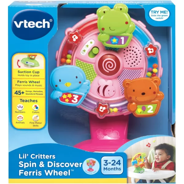 VTech Lil' Critters Spin and Discover Ferris Wheels, Pink 