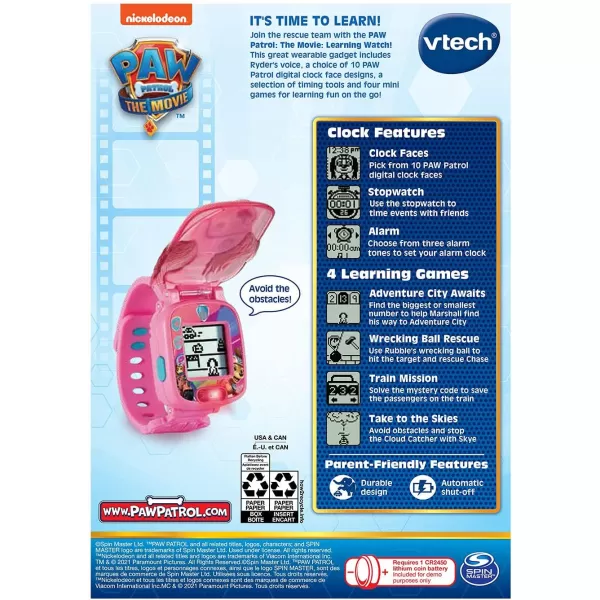 VTech PAW Patrol - The Movie: Learning Watch, Liberty