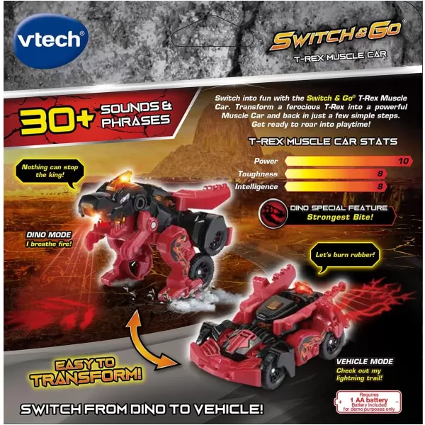 VTech Switch and Go Race Car, Triceratops
