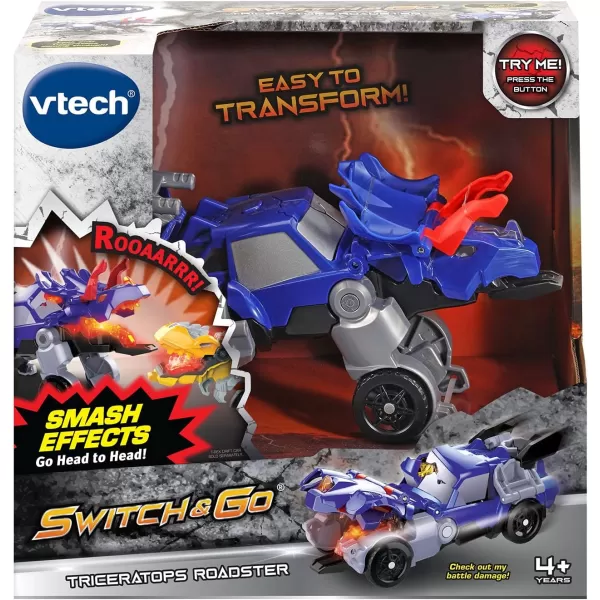 VTech Switch and Go Race Car, Triceratops
