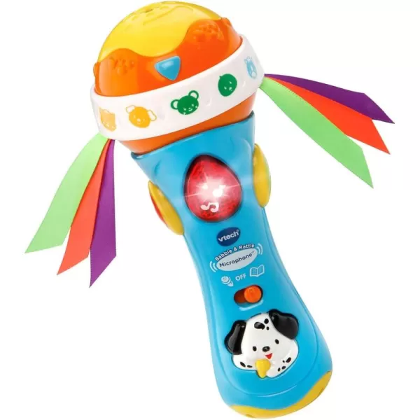 VTech Baby Babble and Rattle Microphone Amazon Exclusive, Pink