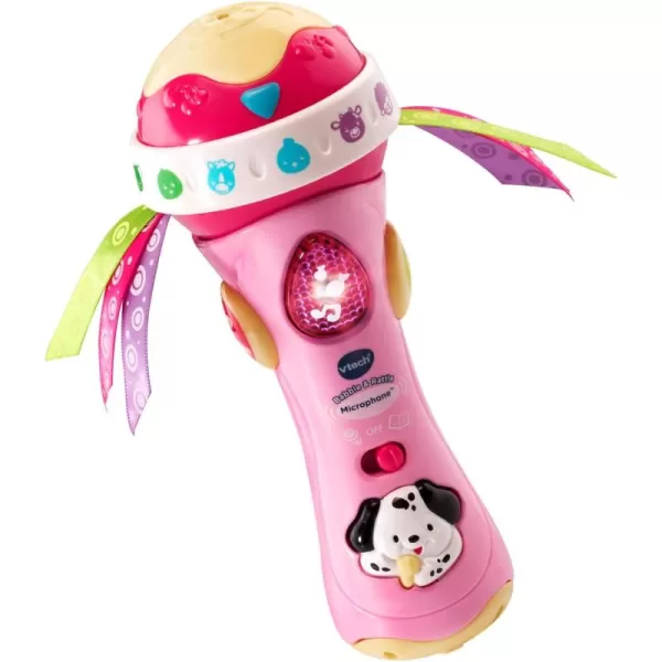 VTech Baby Babble and Rattle Microphone Amazon Exclusive, Pink