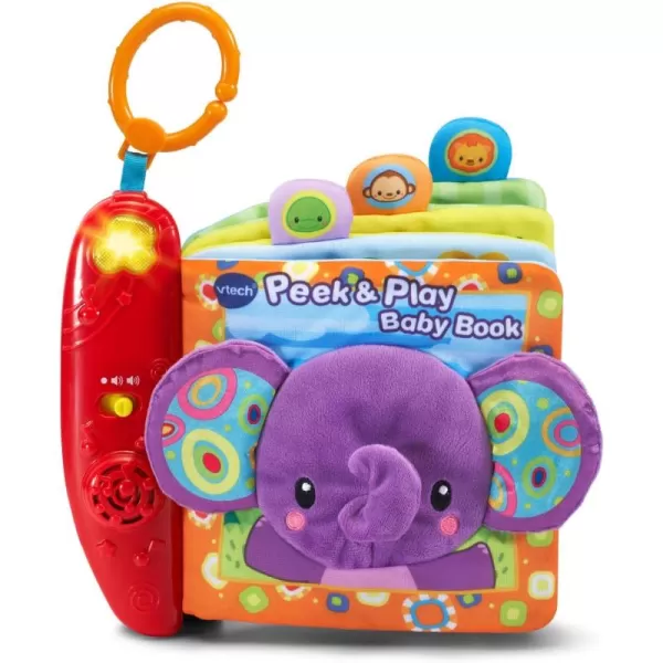 VTech Baby Peek and Play Baby Book Amazon Exclusive, Purple