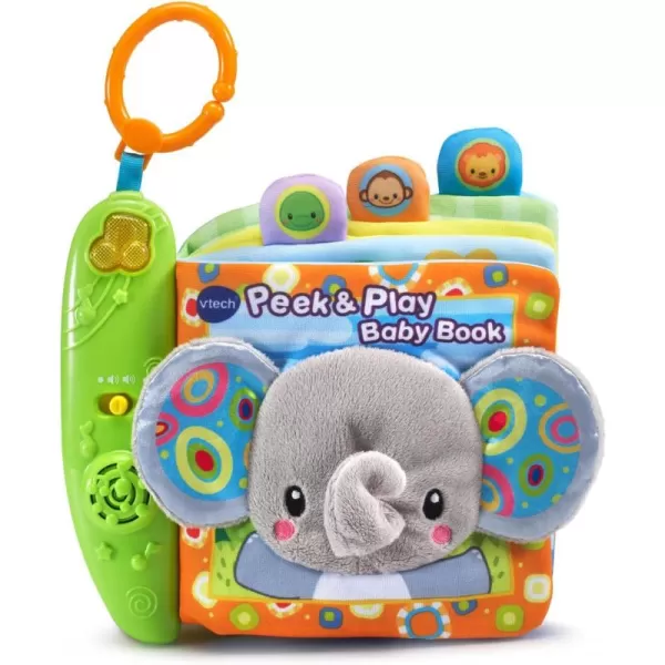VTech Baby Peek and Play Baby Book Amazon Exclusive, Purple