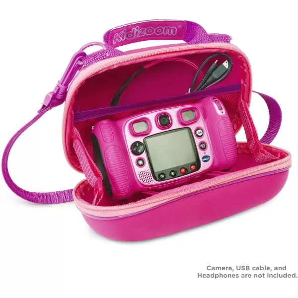 VTech Kidizoom Duo 5.0 Deluxe Digital Selfie Camera with MP3 Player and Headphones, Pink