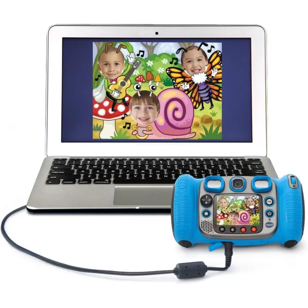 VTech Kidizoom Duo 5.0 Deluxe Digital Selfie Camera with MP3 Player and Headphones, Pink