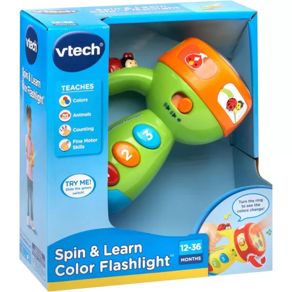 VTech Spin and Learn Color Flashlight, Yellow