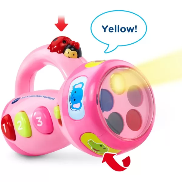 VTech Spin and Learn Color Flashlight, Yellow
