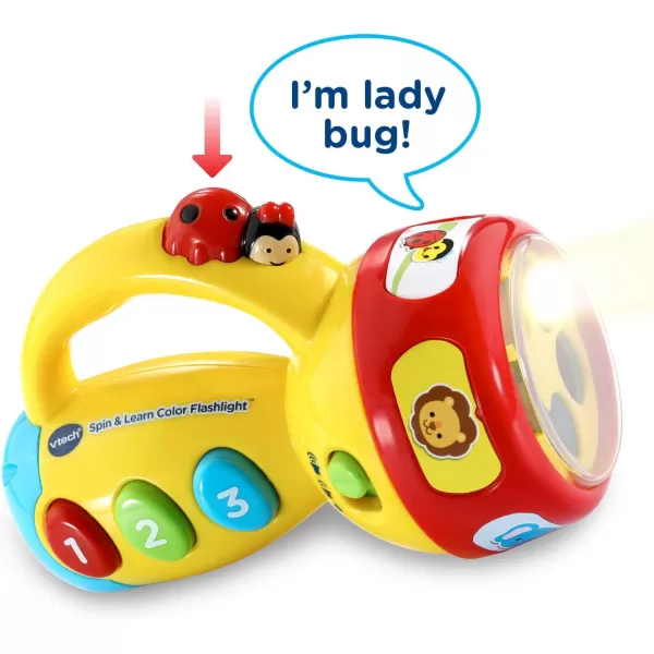 VTech Spin and Learn Color Flashlight, Yellow