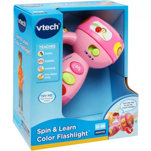 VTech Spin and Learn Color Flashlight, Yellow