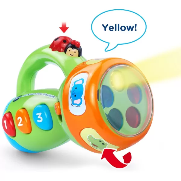 VTech Spin and Learn Color Flashlight, Yellow