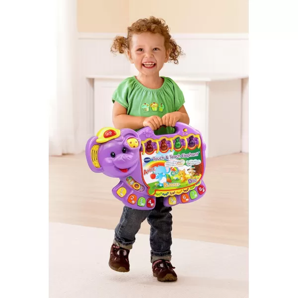 VTech Touch and Teach Elephant, Purple 