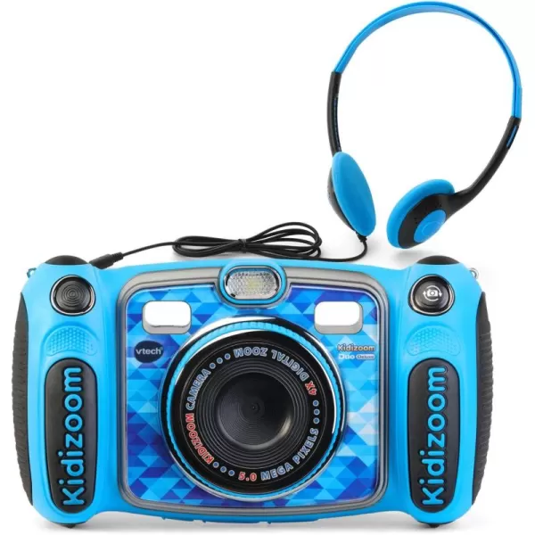VTech Kidizoom Duo 5.0 Deluxe Digital Selfie Camera with MP3 Player and Headphones, Pink