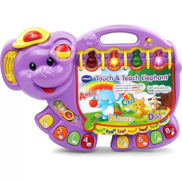 VTech Touch and Teach Elephant, Purple 