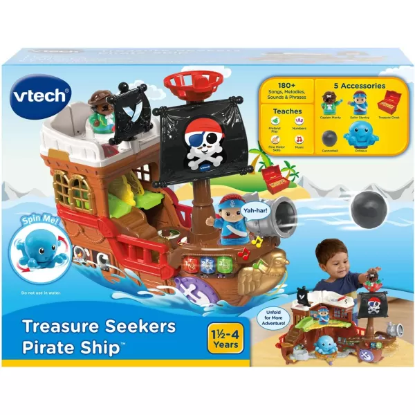 VTech Treasure Seekers Pirate Ship, Online Version , Brown