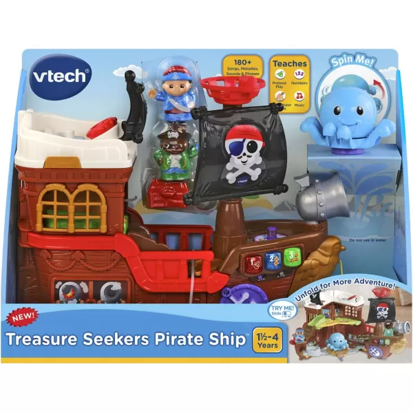 VTech Treasure Seekers Pirate Ship, Online Version , Brown