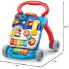 imageVTech SittoStand Learning Walker Frustration Free Packaging  OrangeBlue