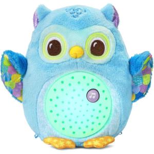 imageVTech Baby Glow Little Owl Sleep Soother with Cry Sensor Music and Nature Sounds PurpleBlue