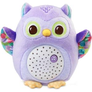 imageVTech Baby Glow Little Owl Sleep Soother with Cry Sensor Music and Nature Sounds PurplePurple