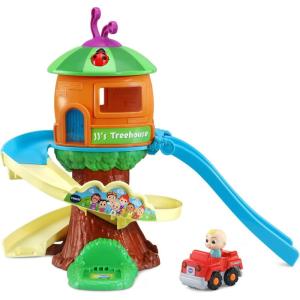 imageVTech CoCoMelon Go Go Smart Wheels Treehouse Track Set