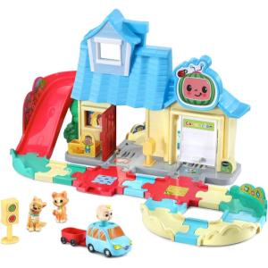 imageVTech CoComelon Go Go Smart Wheels JJs House Track Set