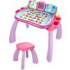 imageVTech Touch ampamp Learn Activity Desk Frustration Free Packaging PurplePurple