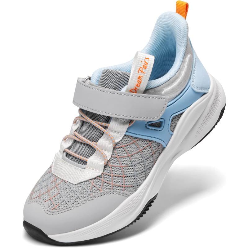 imageDREAM PAIRS Boys Girls Shoes Little Big Kids Tennis Running Athletic Sports SneakersGreyBlue